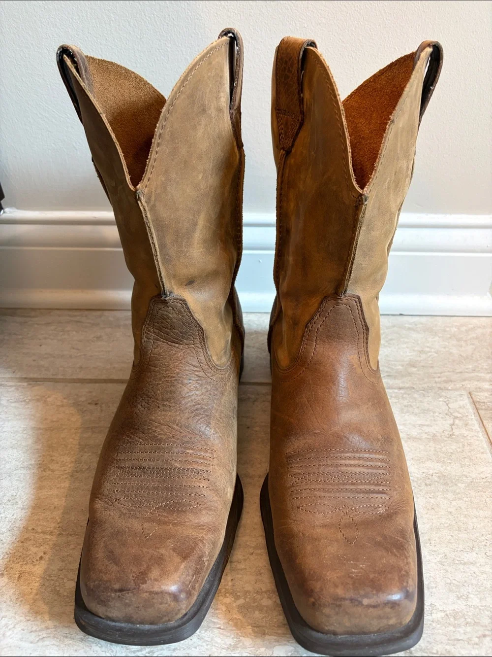 Ariat Men’s Rambler Western Boots - Square Toe, Size 11.5EE, Brown, 10002317